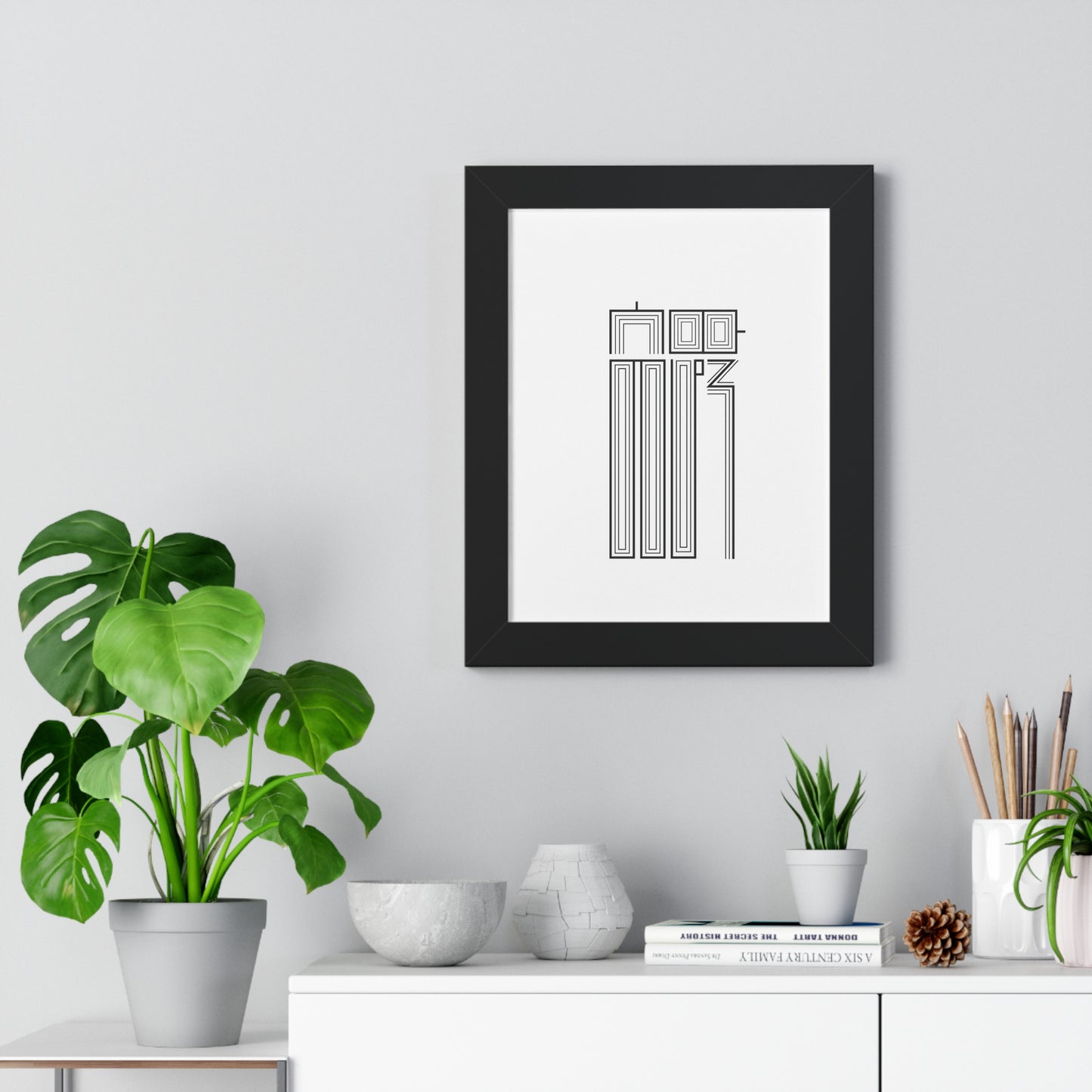 Framed Vertical Poster