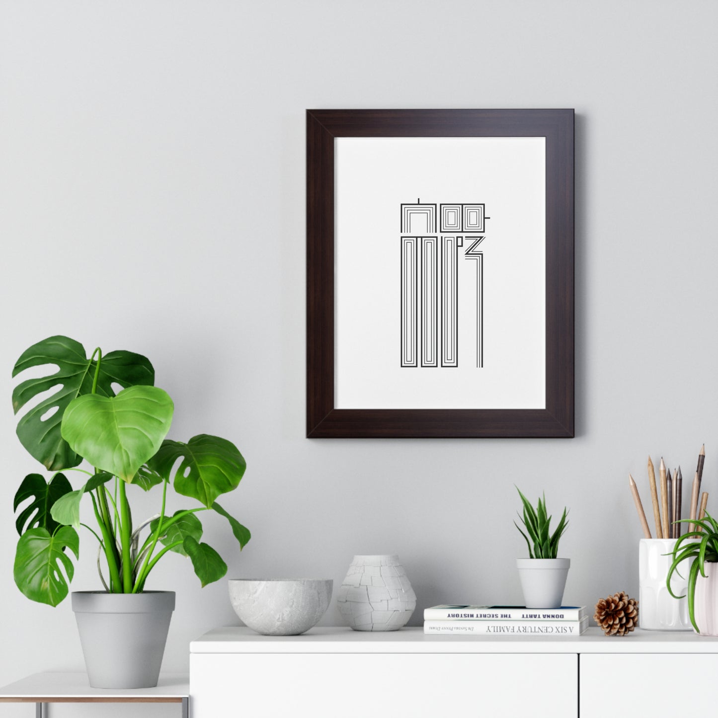 Framed Vertical Poster