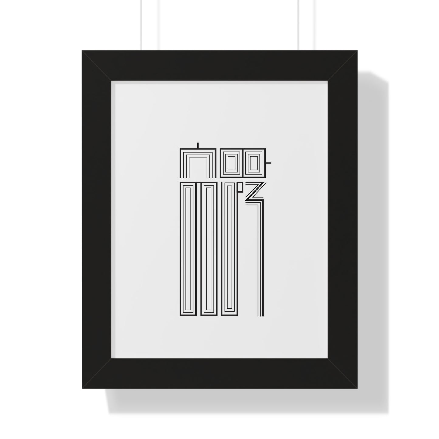 Framed Vertical Poster