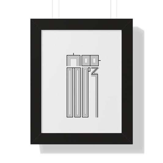 Framed Vertical Poster