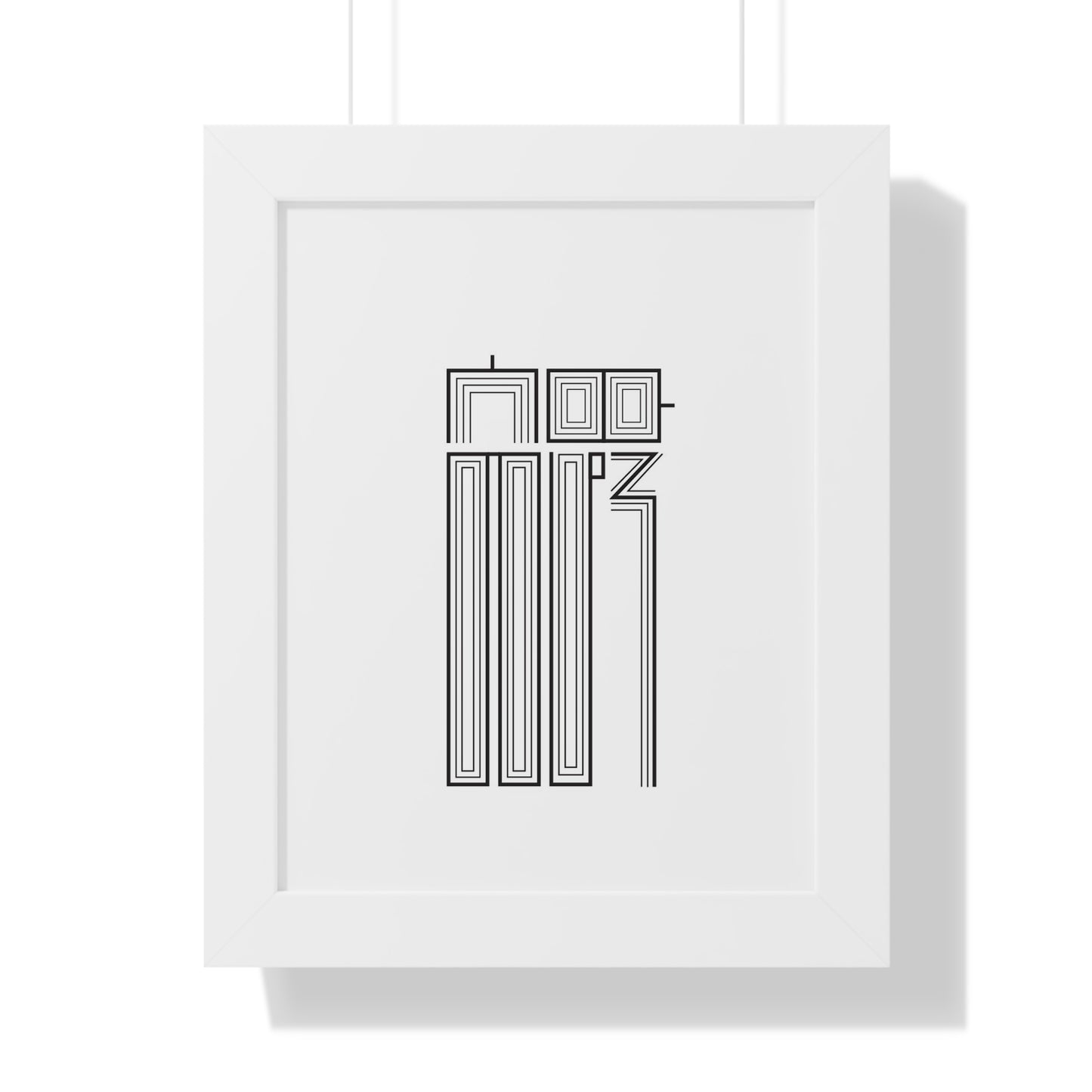 Framed Vertical Poster